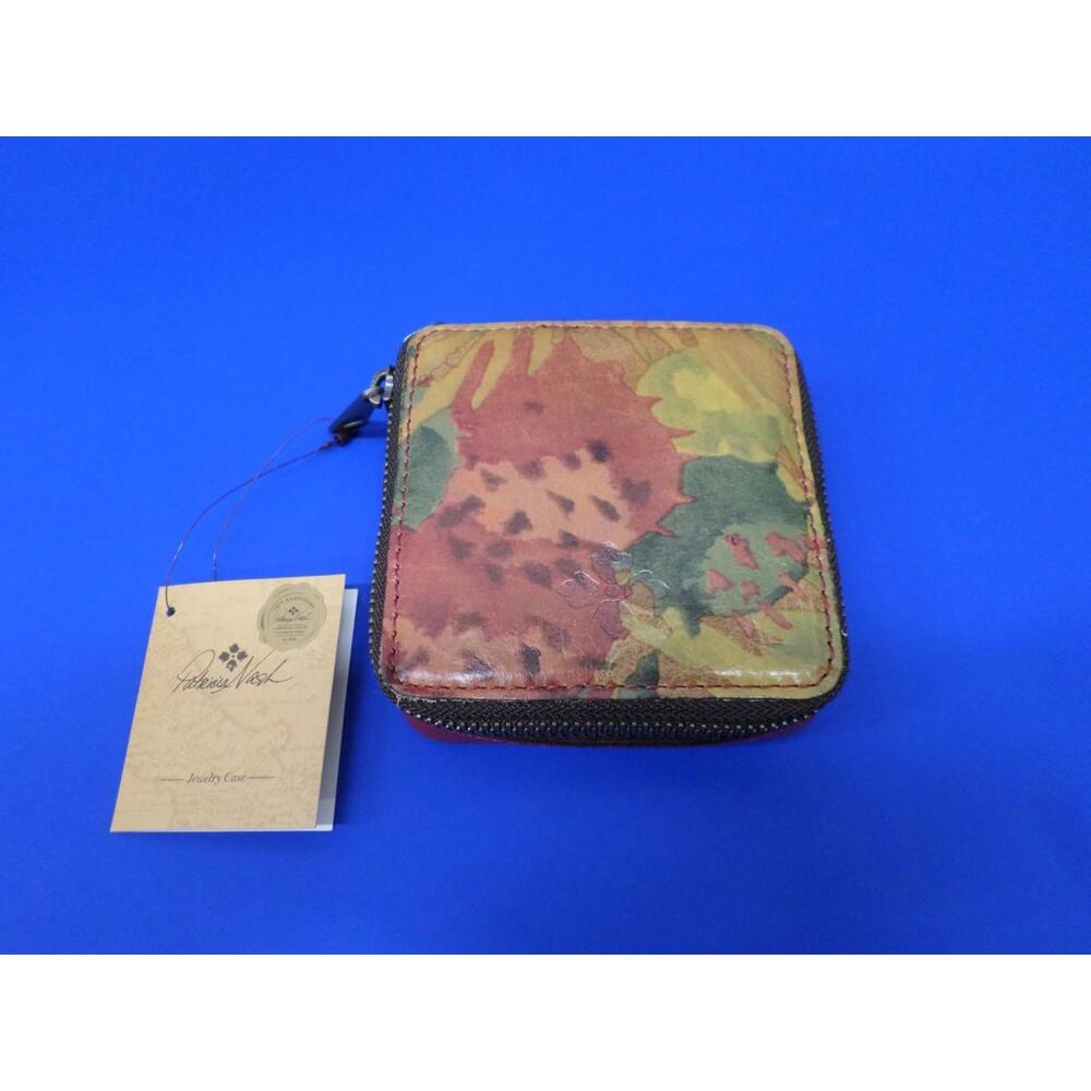 PATRICIA NASH Leather TROPICAL DREAMS Camogli Jewelry Case Travel Organizer NWT!